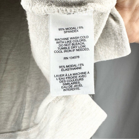 Vineyard Vines Lightweight Dreamcloth V-Neck Hoodie Sweatshirt Size Large - Picture 7 of 9